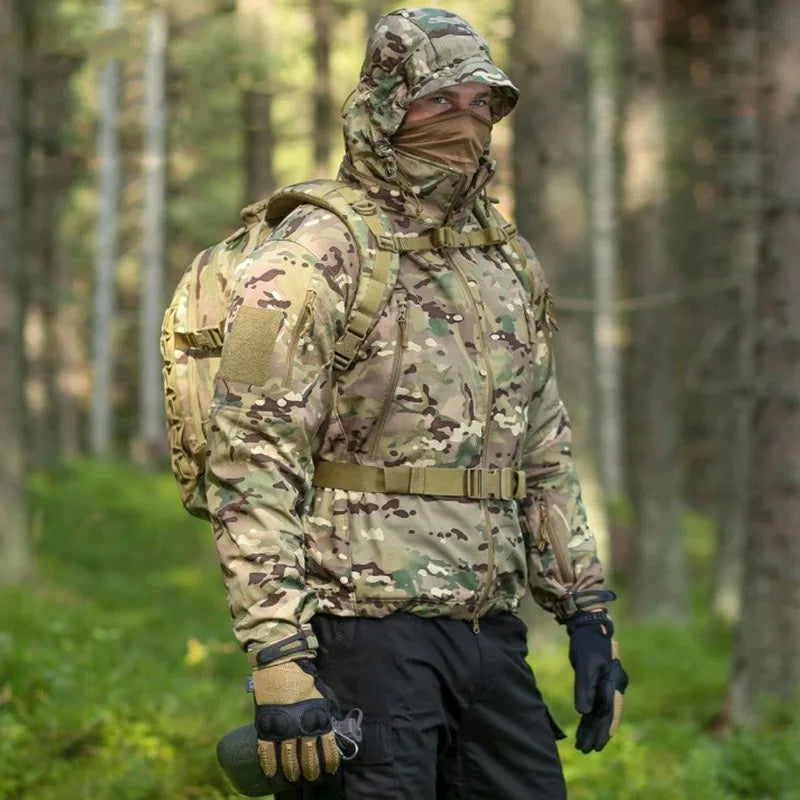 Men’s Camouflage Softshell Jacket