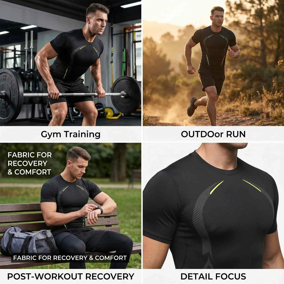 3-Pack Men’s Compression Shirts
