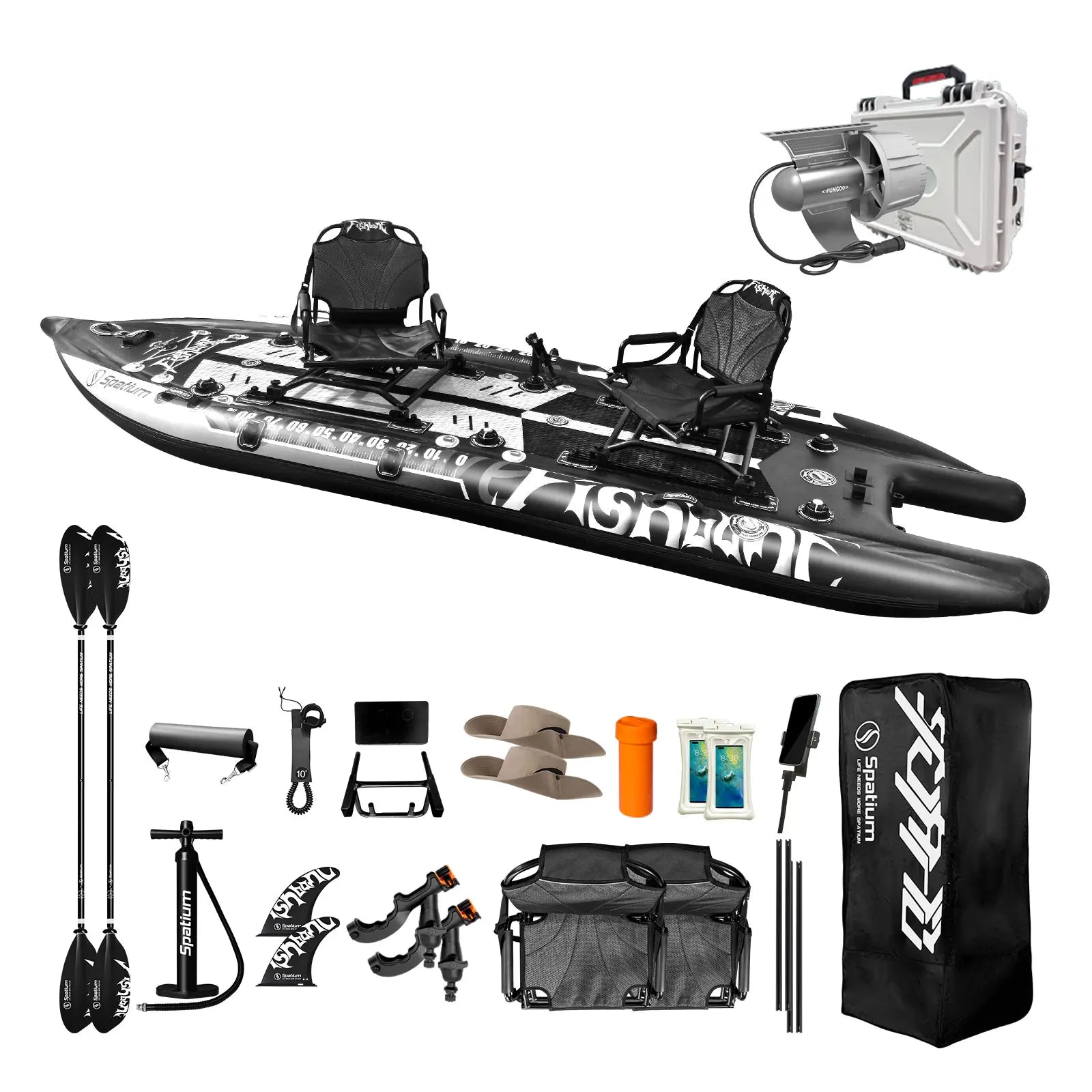 Spatium Fishing Kayak, Fishing Paddle Board