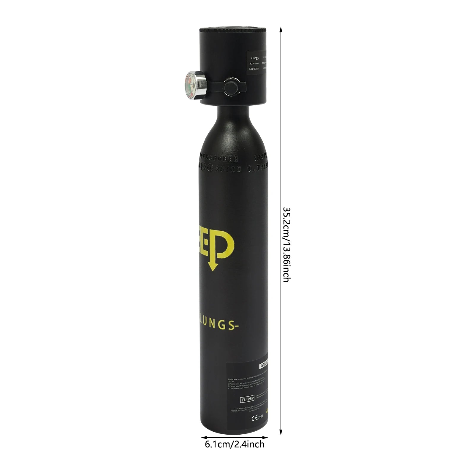 0.5L Mini Scuba Tank