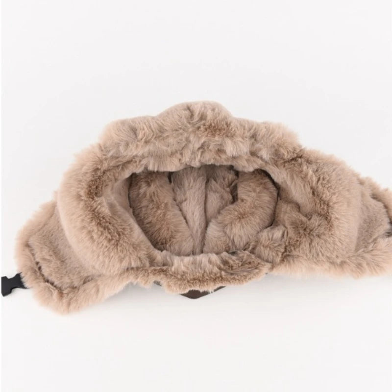 Winter Trapper Hat with Earmuffs