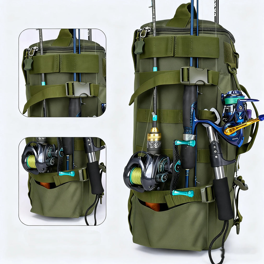 Multifunctional Fishing Backpack Tackle Bag
