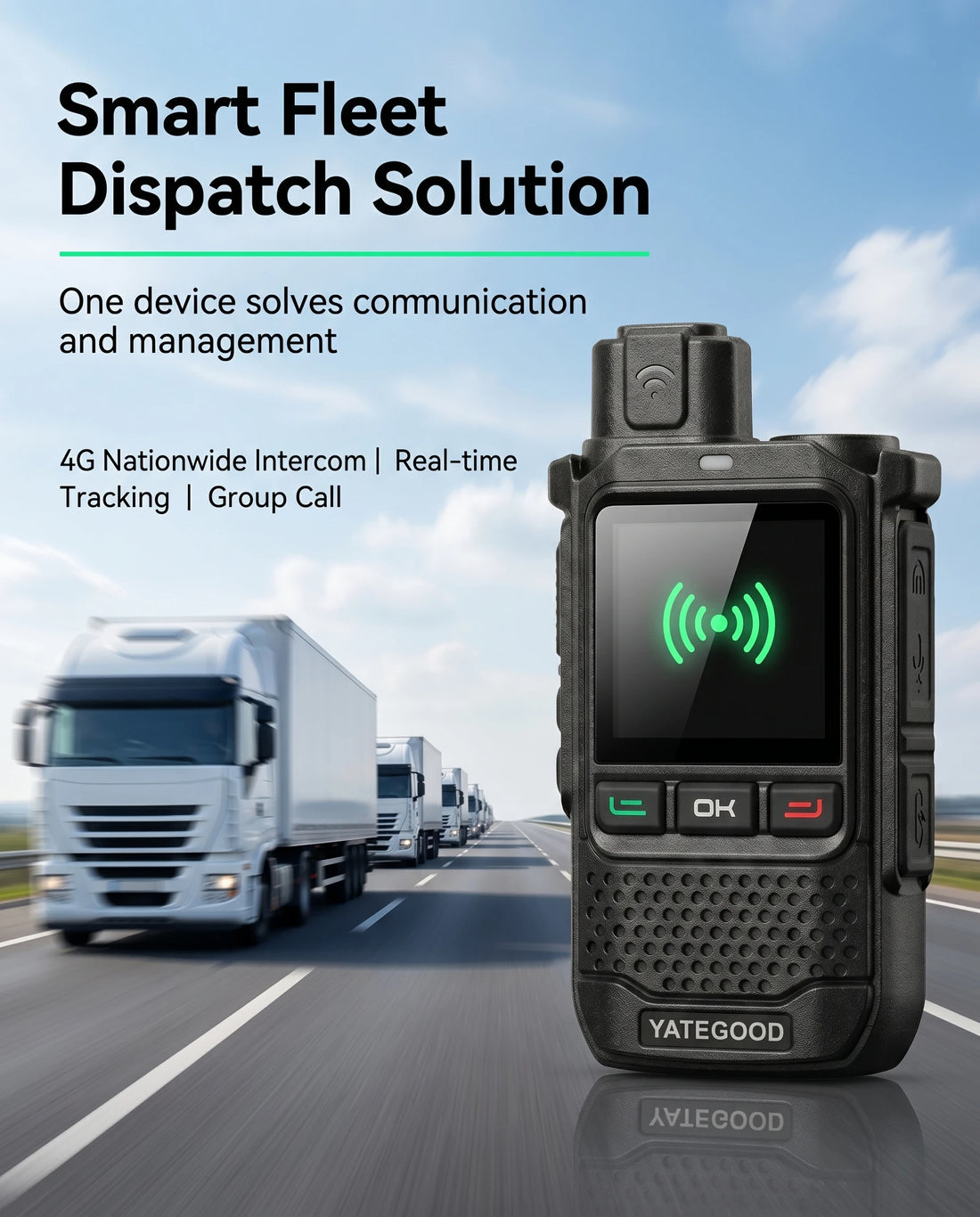 YATEGOOD Global G650 GPS 4G/5G Walkie Talkie