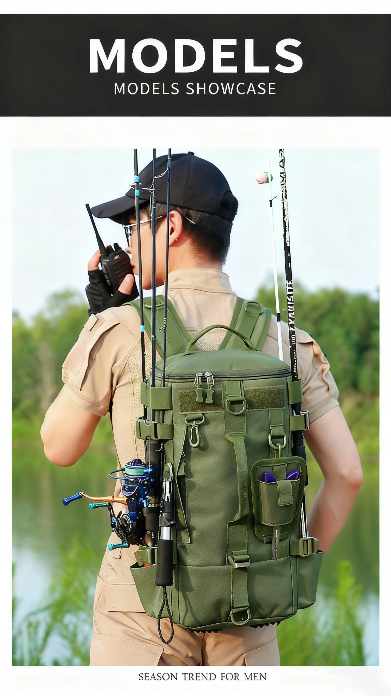 Multifunctional Fishing Backpack Tackle Bag