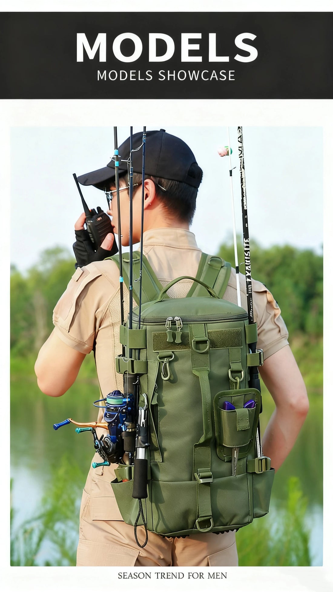 Multifunctional Fishing Backpack Tackle Bag