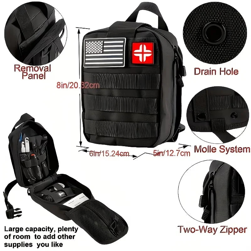 232-Piece Multi-Functional Survival Backpack Kit