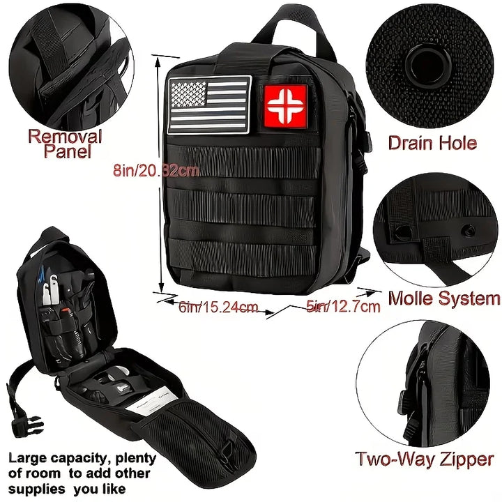 232-Piece Multi-Functional Survival Backpack Kit