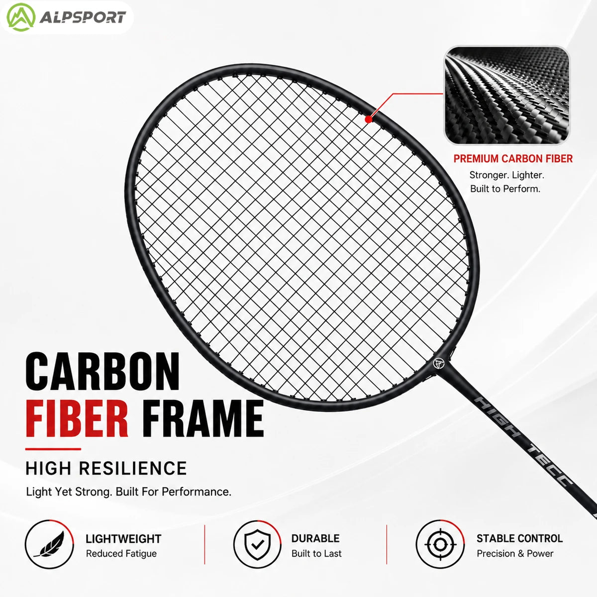 2Pcs Badminton Racket Set