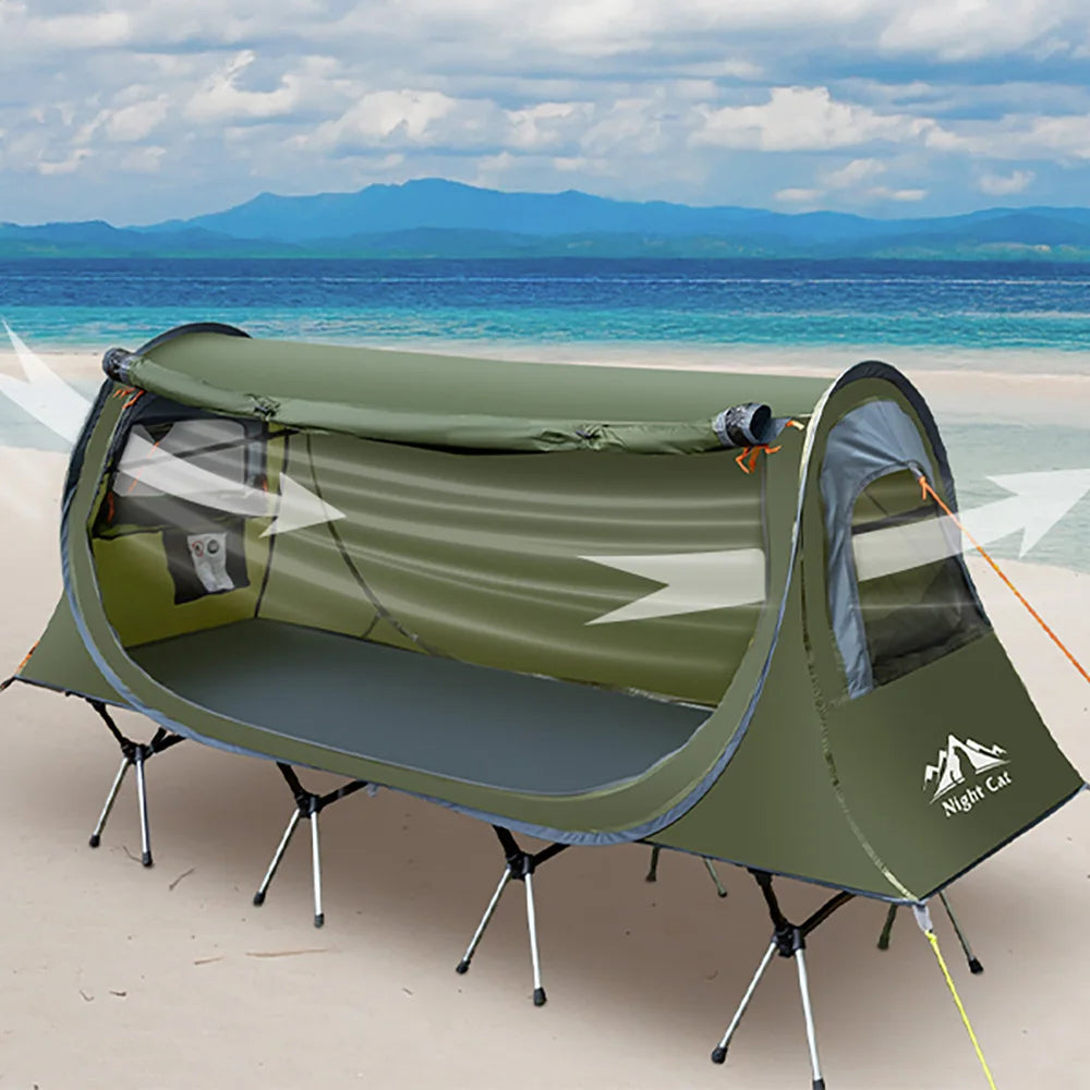Night Cat Pop-up Camping Tent
