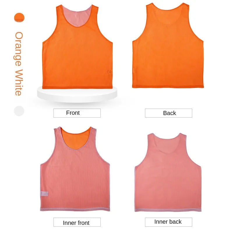 12Pcs Reversible Training Vests