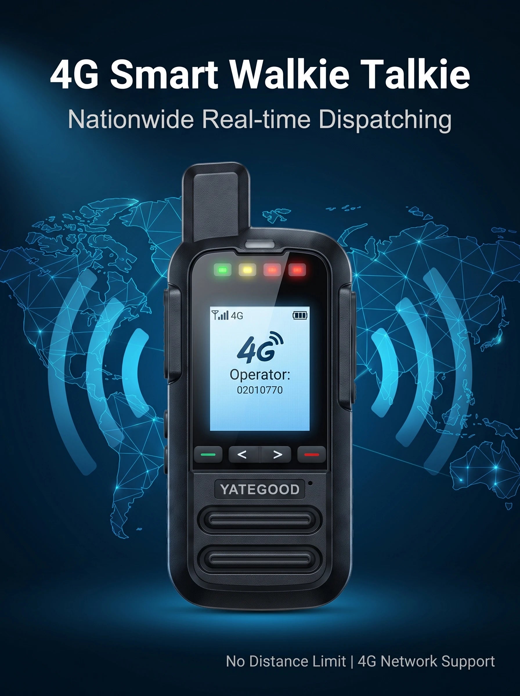YATEGOOD Global G650 GPS 4G/5G Walkie Talkie