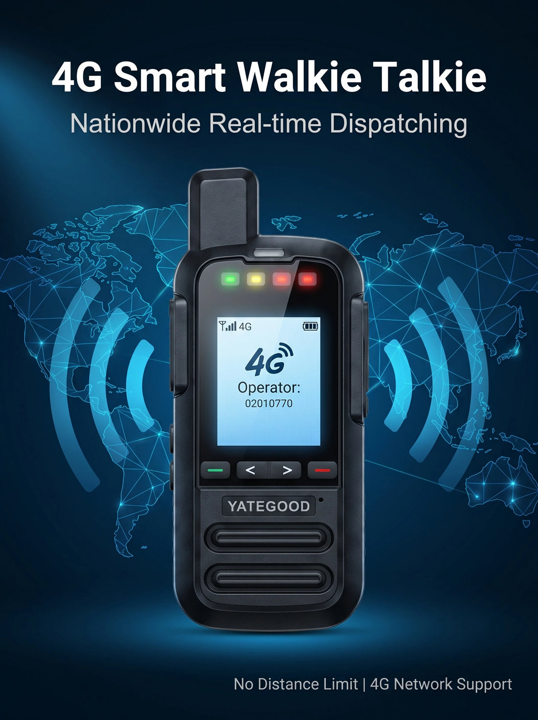 YATEGOOD Global G650 GPS 4G/5G Walkie Talkie