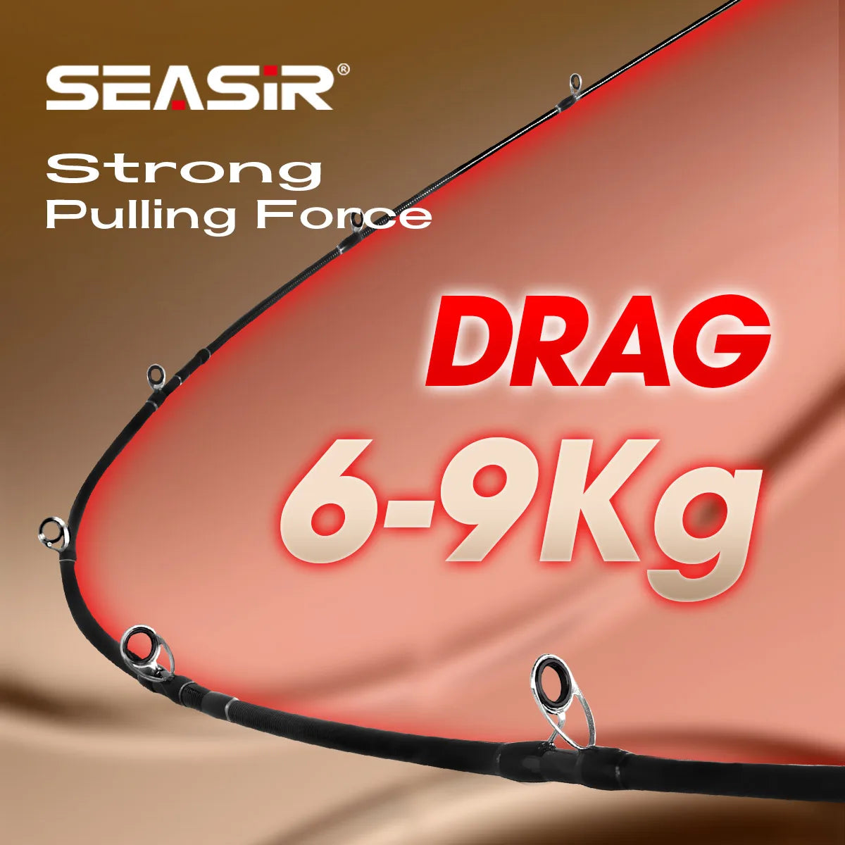 Seasir Salminus XF M/MH Spining&Casting Fishing Rod