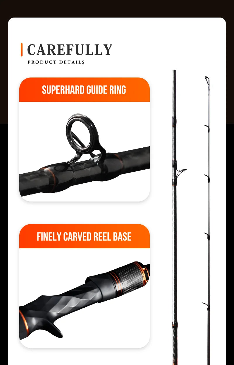 SEASIR Cast X Fishing Rod Carbon Fiber