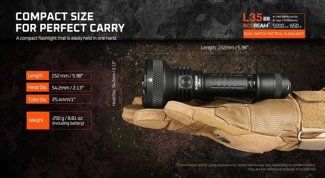 ACEBEAM L35 2.0 Tactical Flashlight