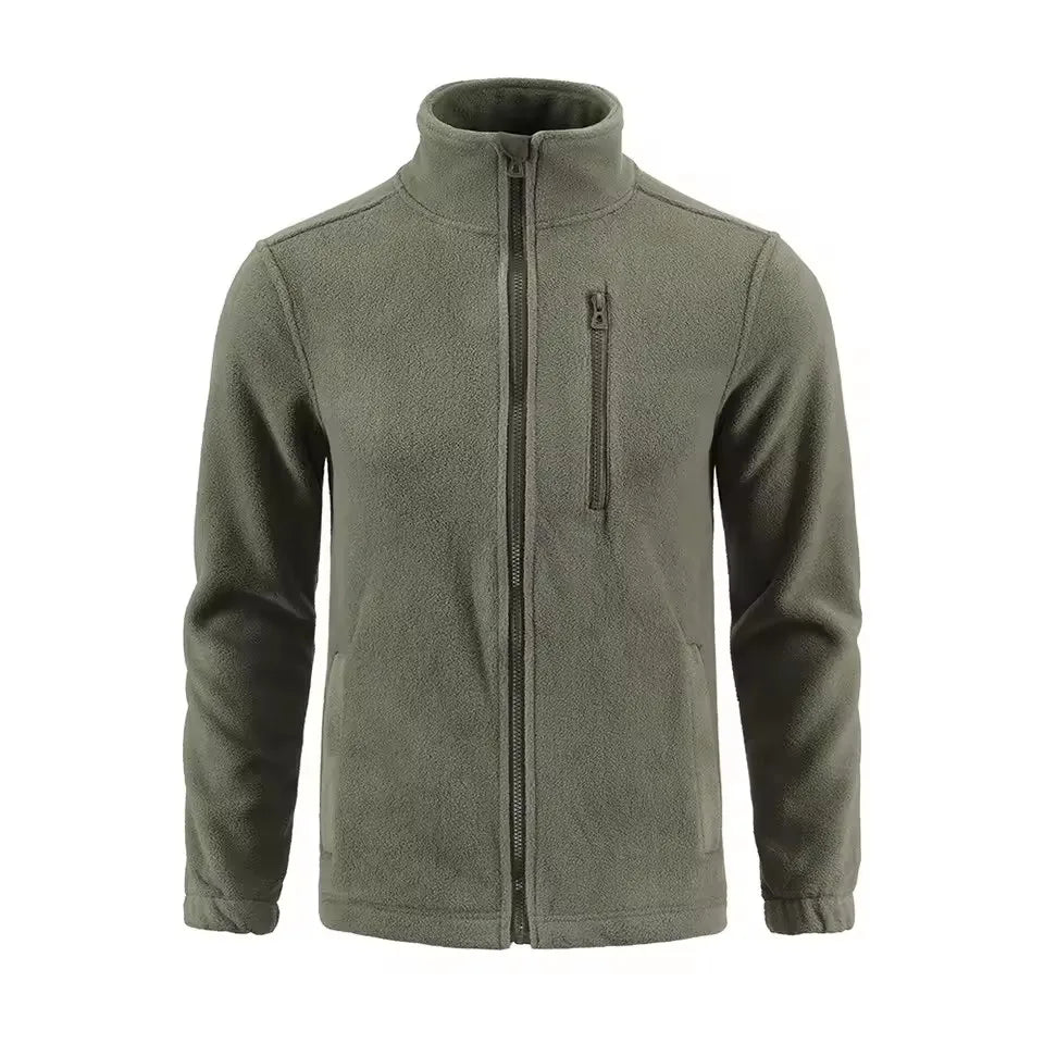 Camouflage Fleece Jacket Double-Sided