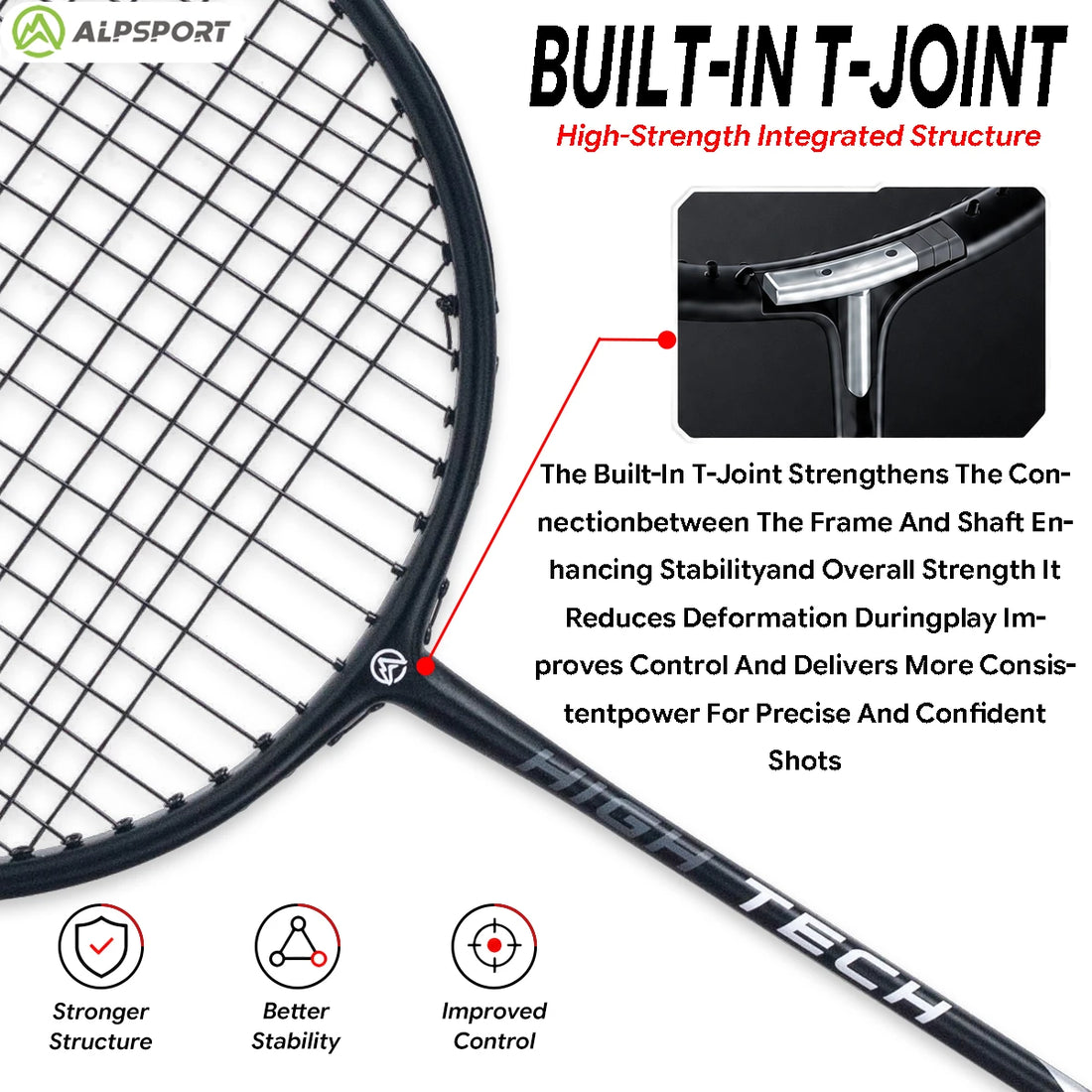 2Pcs Badminton Racket Set