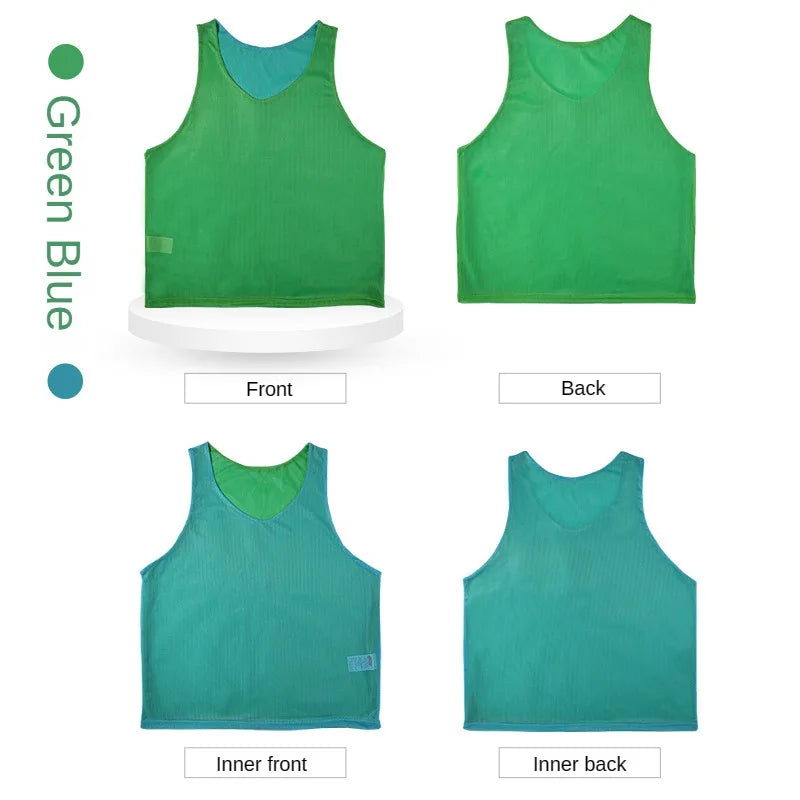 12Pcs Reversible Training Vests