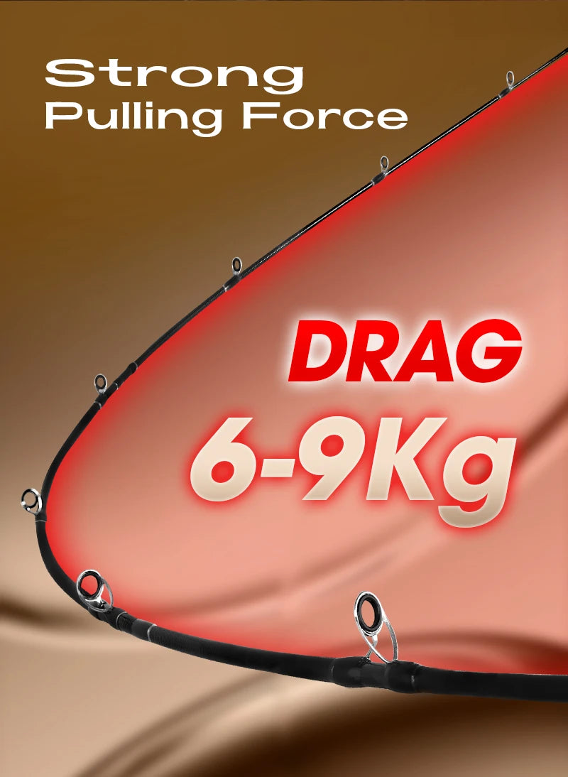 Seasir Salminus XF M/MH Spining&Casting Fishing Rod
