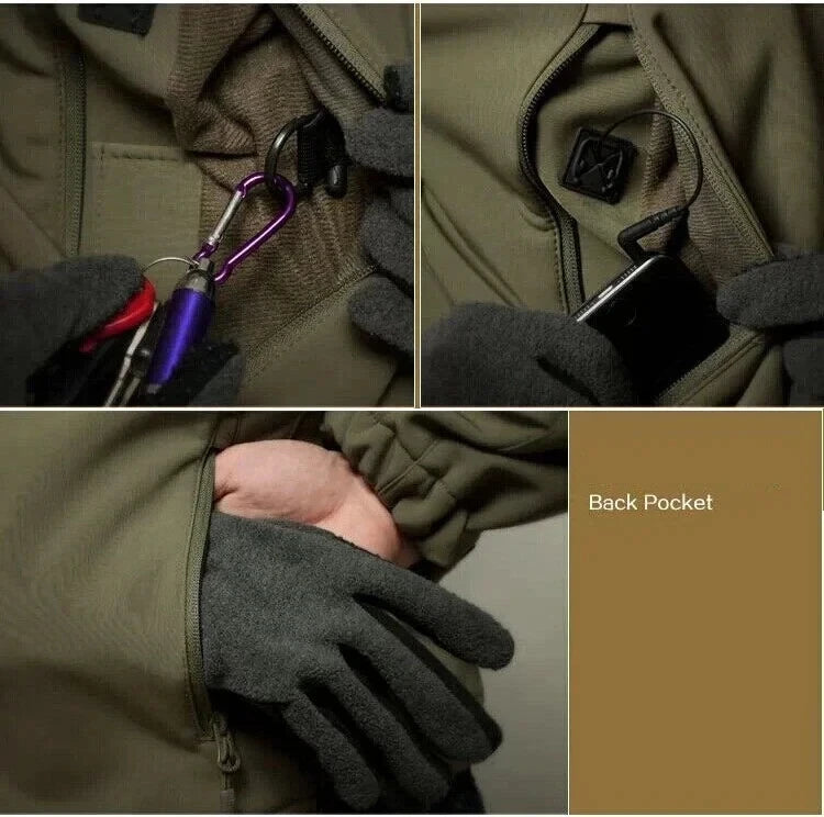 Fleece Men Waterproof Suit