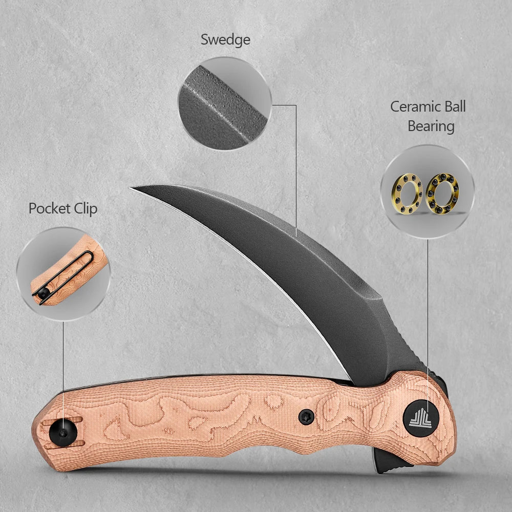 TRIVISA Lacerta Folding Pocket Knife