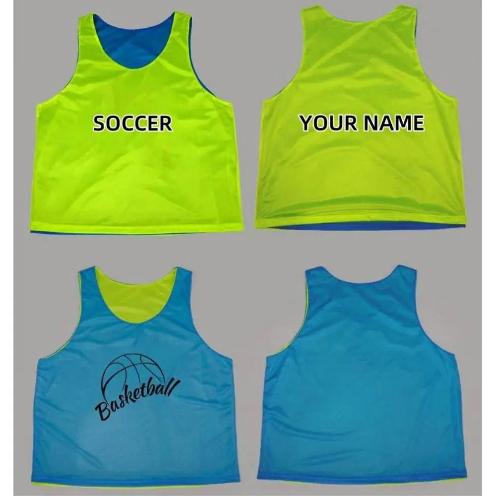 12Pcs Reversible Training Vests