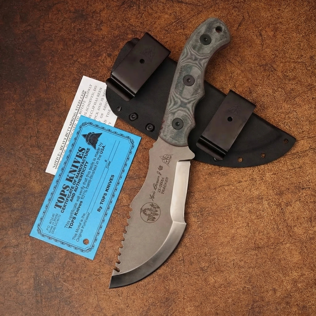 TOPS Tracker Survival Knife