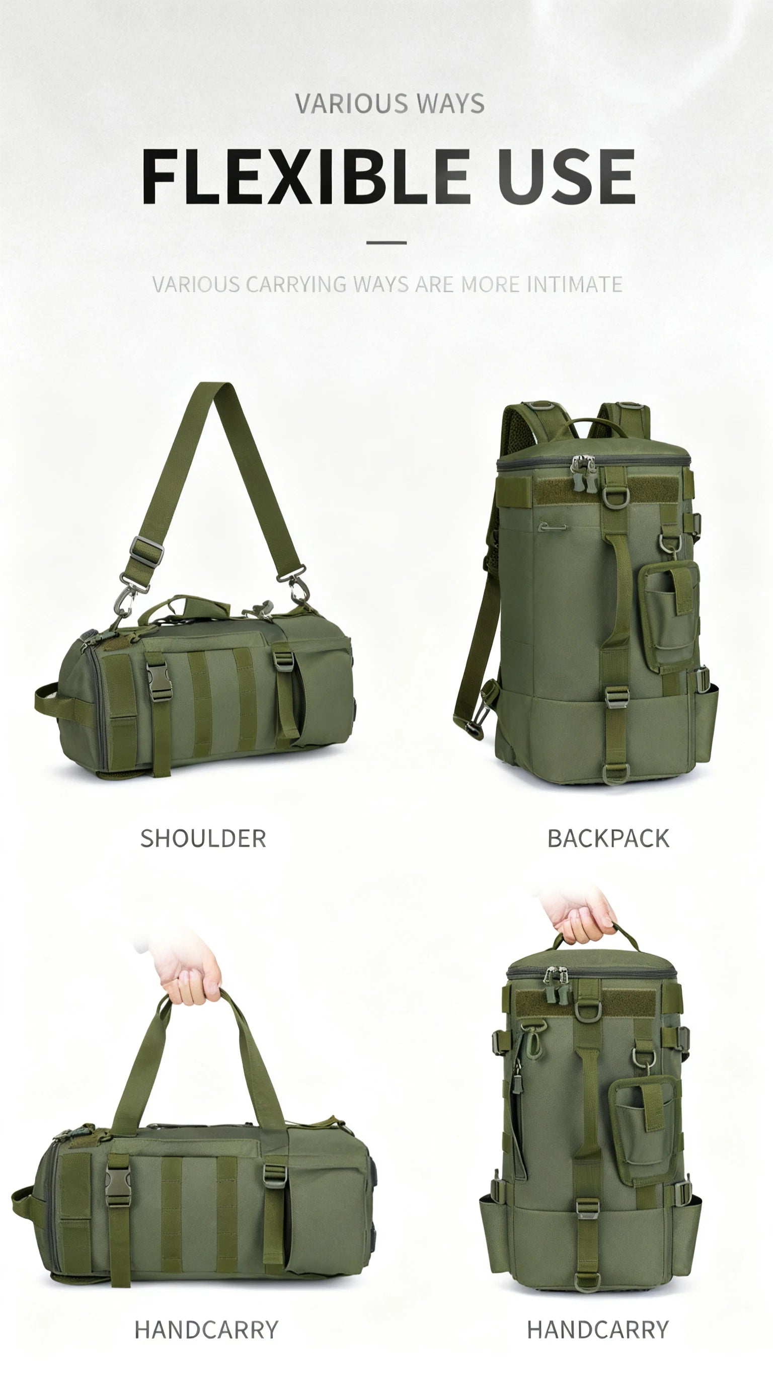Multifunctional Fishing Backpack Tackle Bag