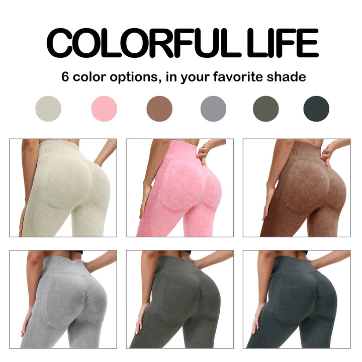 2-Pack Women’s High-Waisted Seamless Yoga Leggings