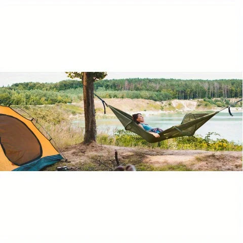 2-In-1 Camping Hammock With Mosquito Net