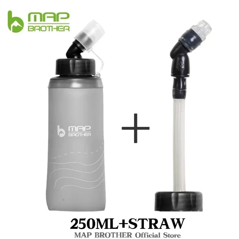 MAP BROTHER S005 250ml 420ml 500ml Soft Flask Folding Water Bottle