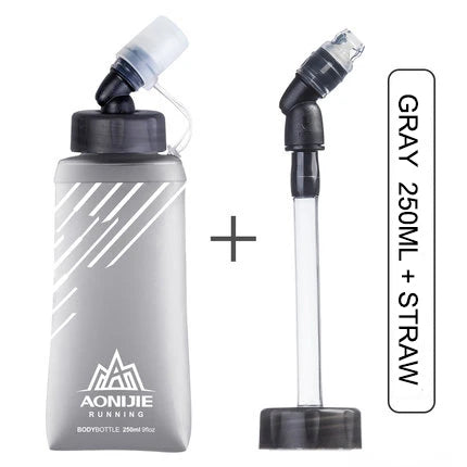 AONIJIE SD09 SD10 250ml 500ml Soft Flask Folding Collapsible Water Bottle
