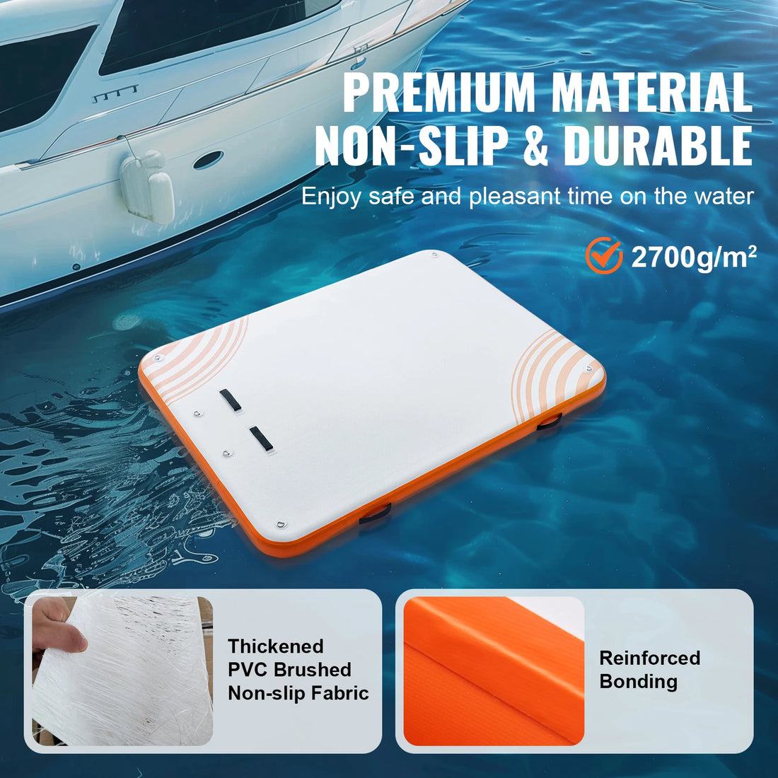SucceBuy Inflatable Floating Dock