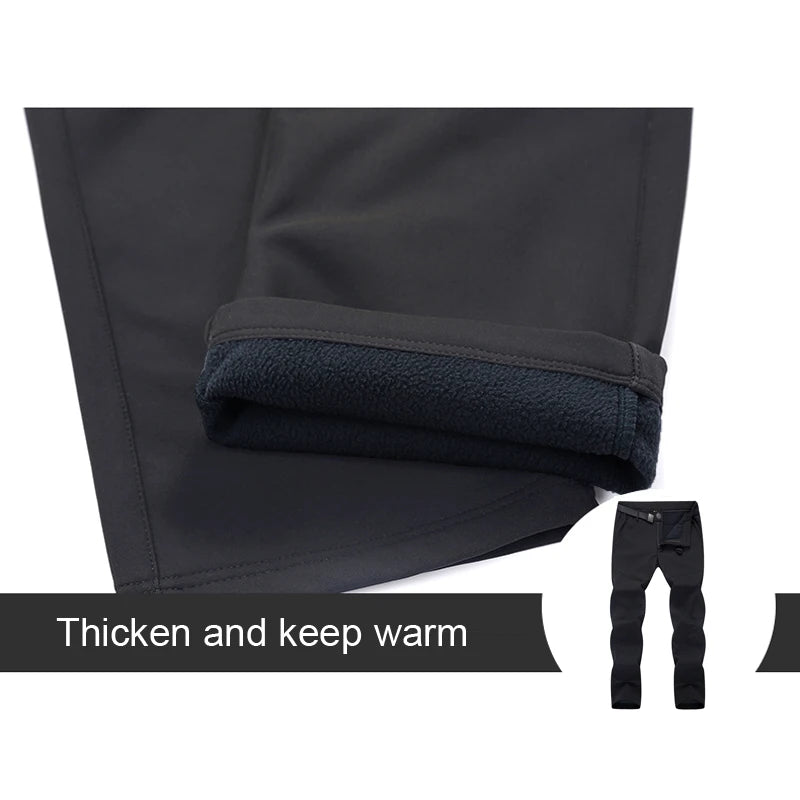 Men’s Fleece-Lined Softshell Trekking Pants