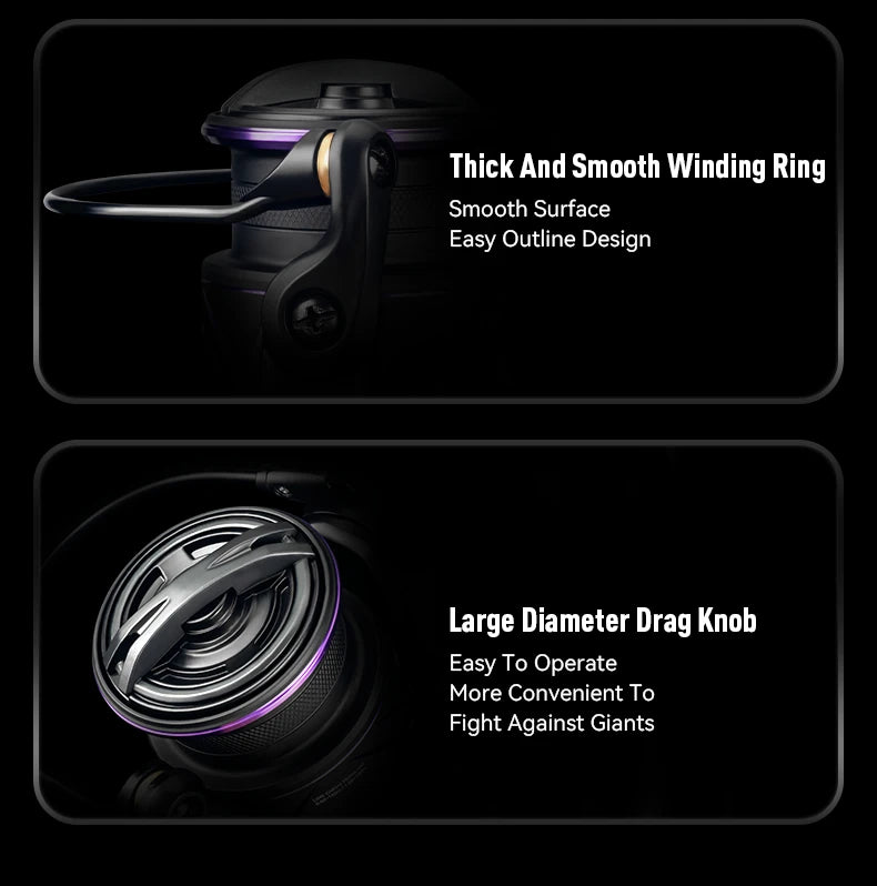 Kingdom Tegmen Pro Spinning Fishing Reel 16kg Max Drag 6.2:1 High Speed Gear Ratio 8+1BB Light Weight Saltwater Fishing Coil