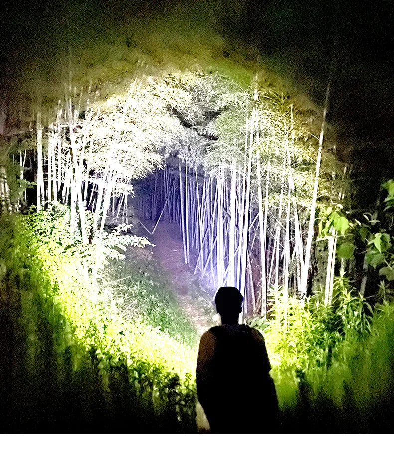 1000W Led Sensor Head Flashlight