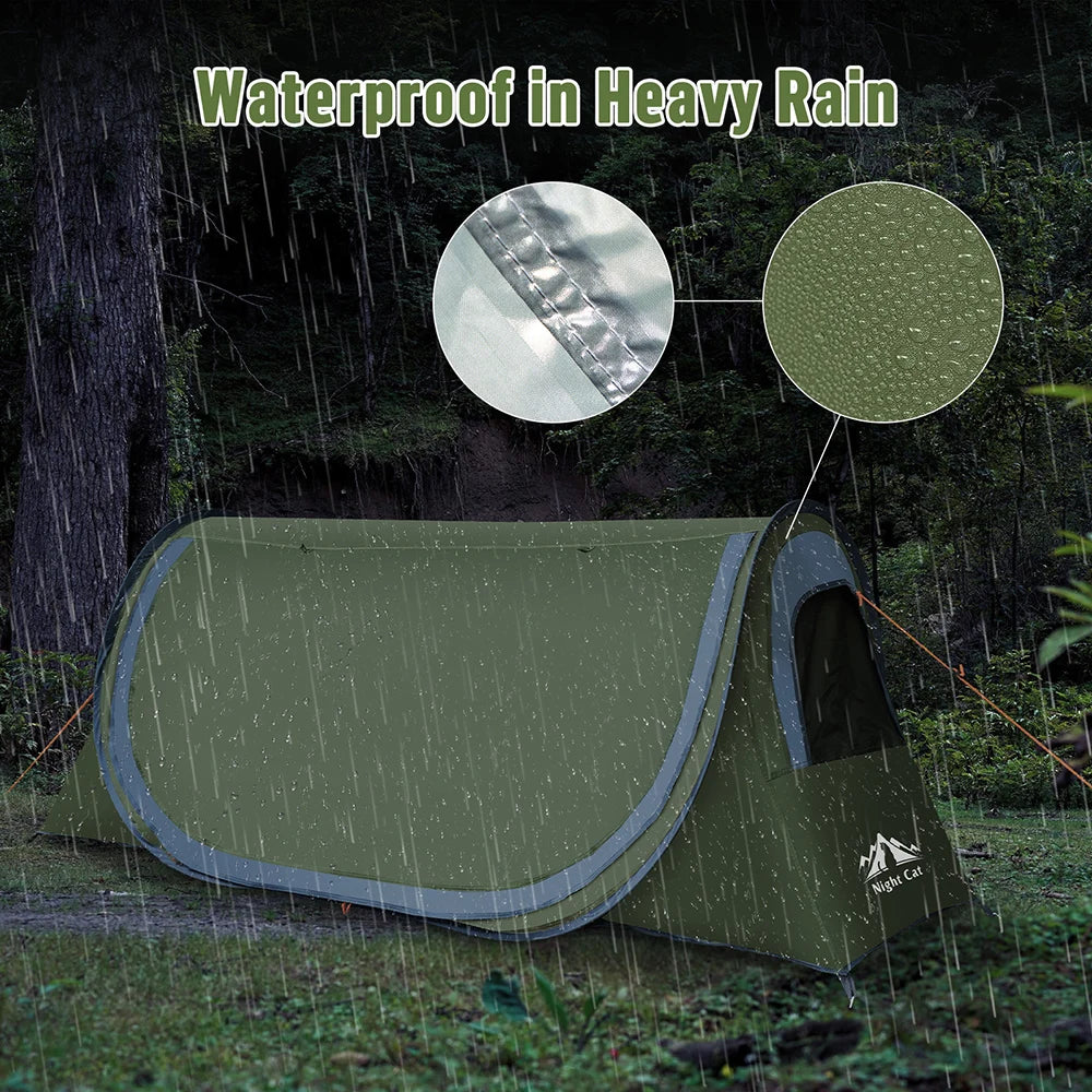 Night Cat Pop-up Camping Tent