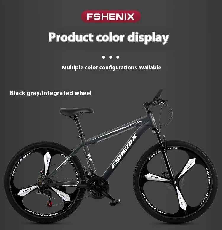 24-inch and 26-inch, 21-speed off-road bike