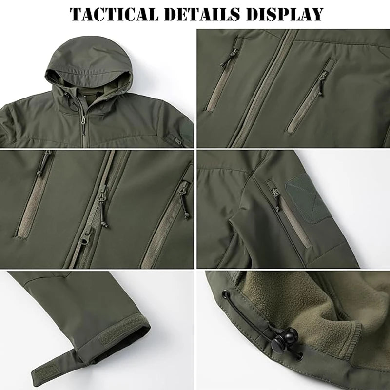 Men's Waterproof Softshell Tactical Jacket