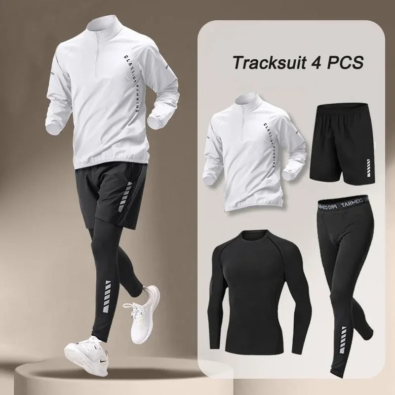 1-4 Pieces Outdoor Fitness Running Set