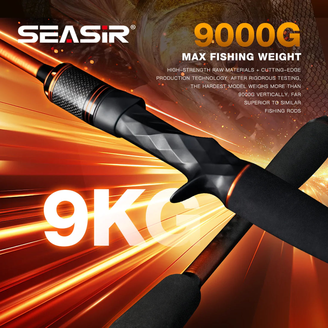 SEASIR Cast X Fishing Rod Carbon Fiber
