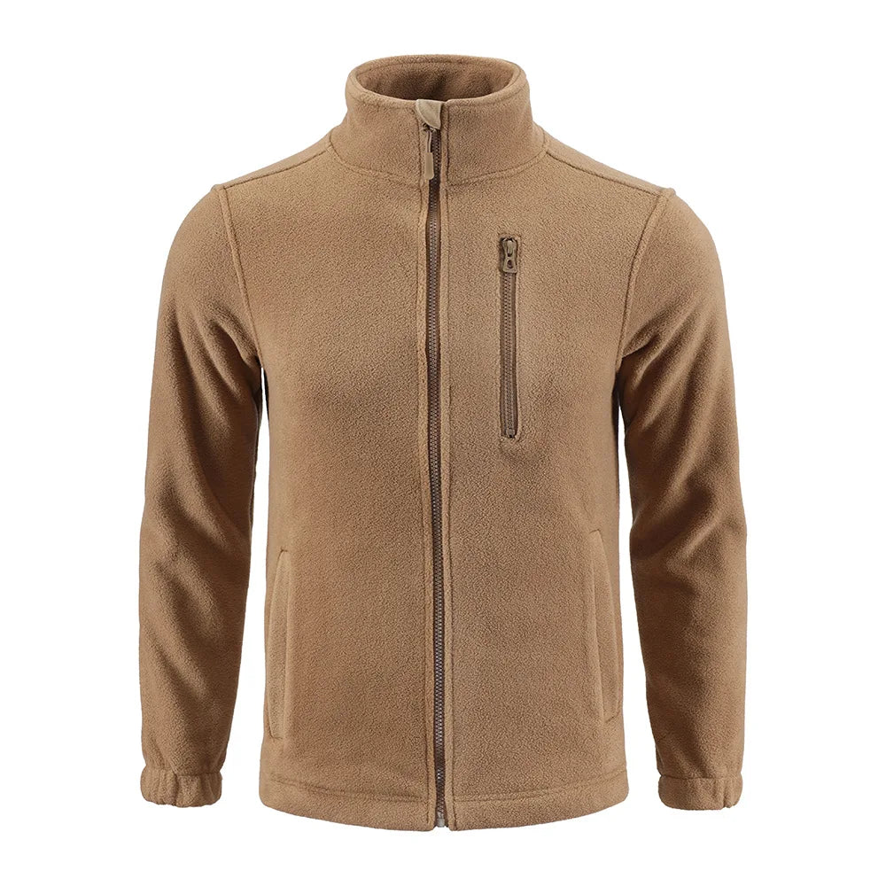 Camouflage Fleece Jacket Double-Sided