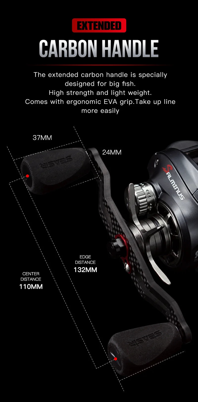 Seasir Salminus Baitcasting Reel