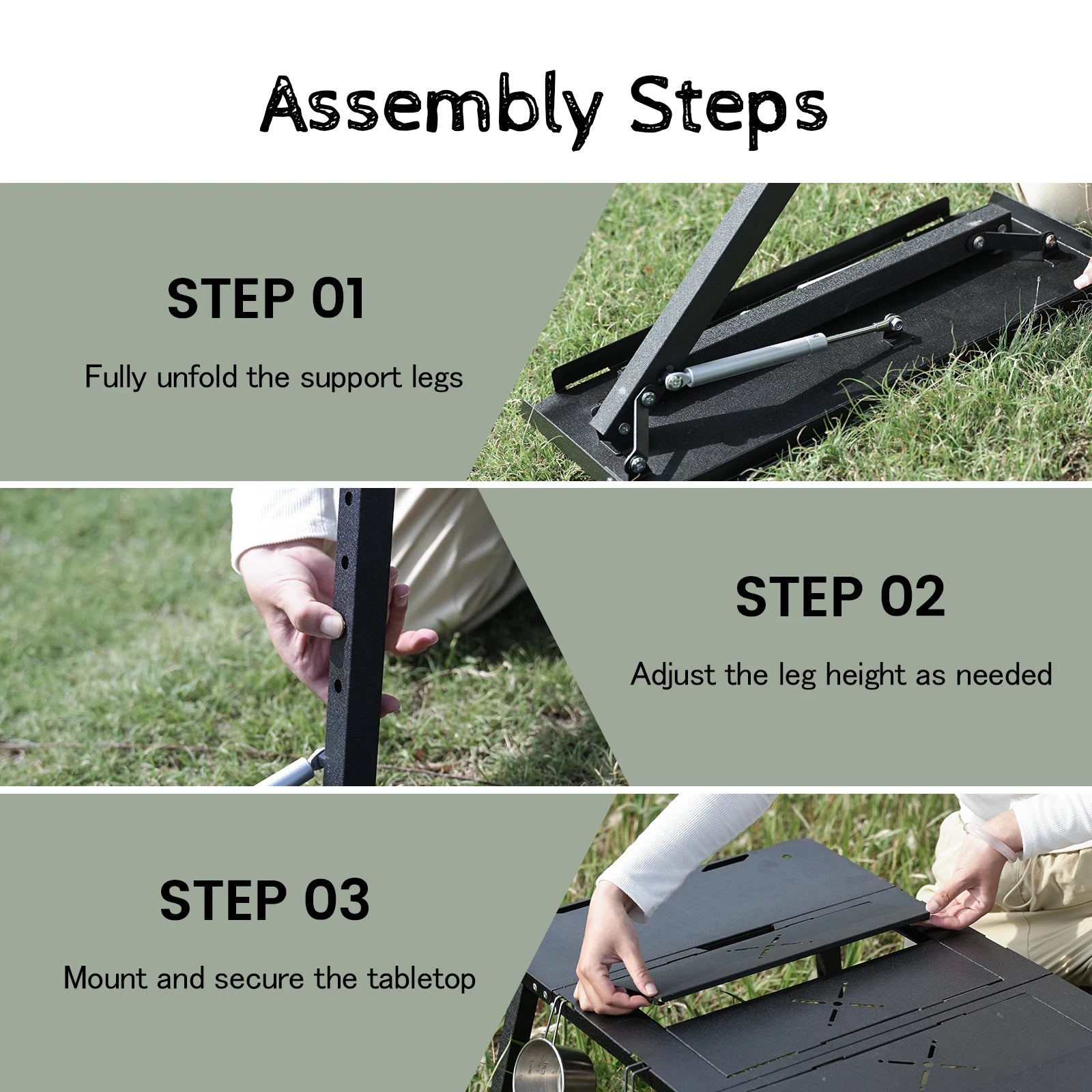 PAKICETUS Lightweight Folding Camping Table
