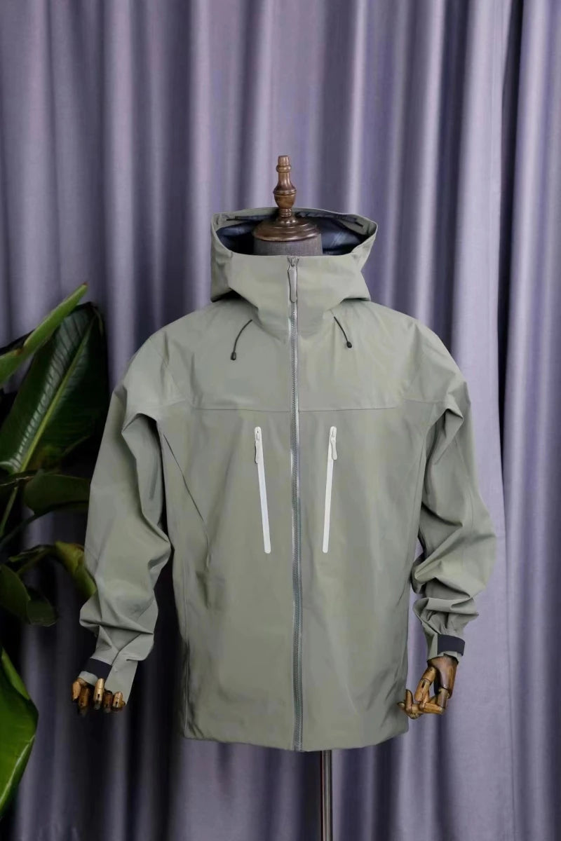 Three Layer Mens Womens Waterproof Windbreaker