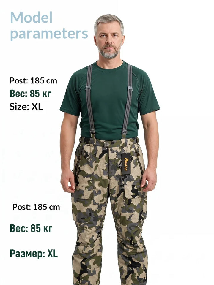 Men's Boreal Aerolite Bib Insulated Camouflage Hunting Pant