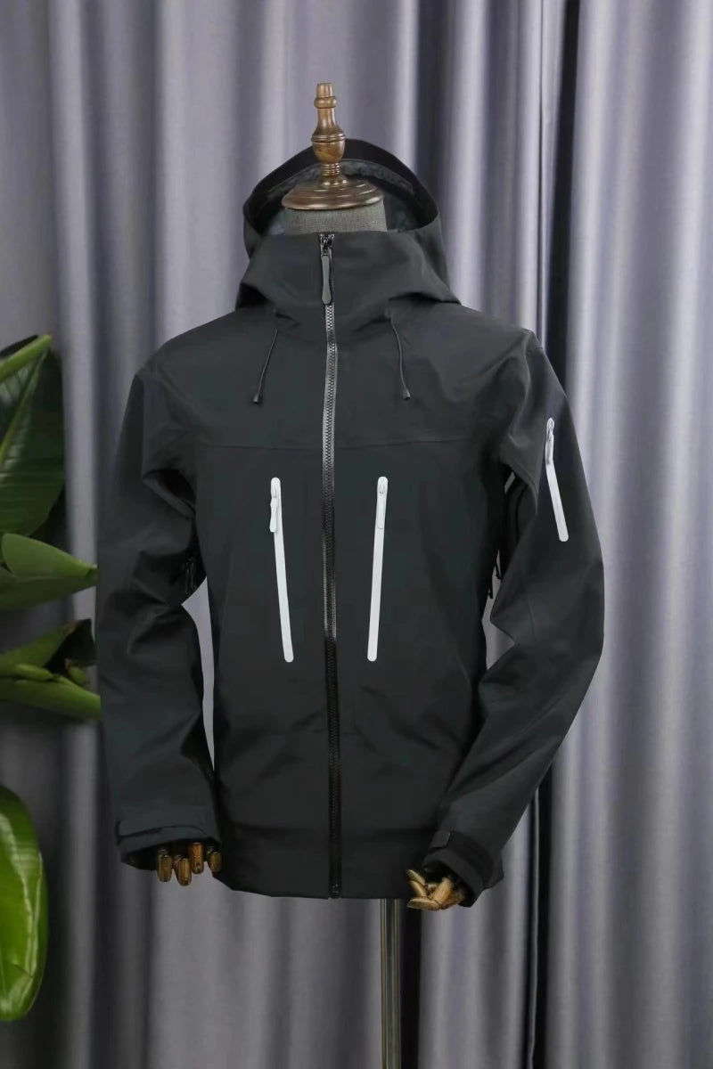 Three Layer Mens Womens Waterproof Windbreaker