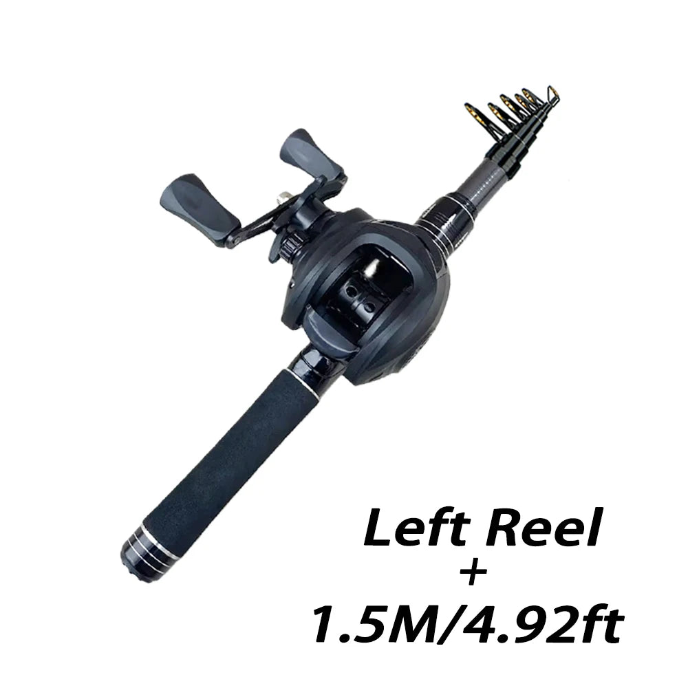 Mini Shrink 31cm Portable Fishing Rod Kit