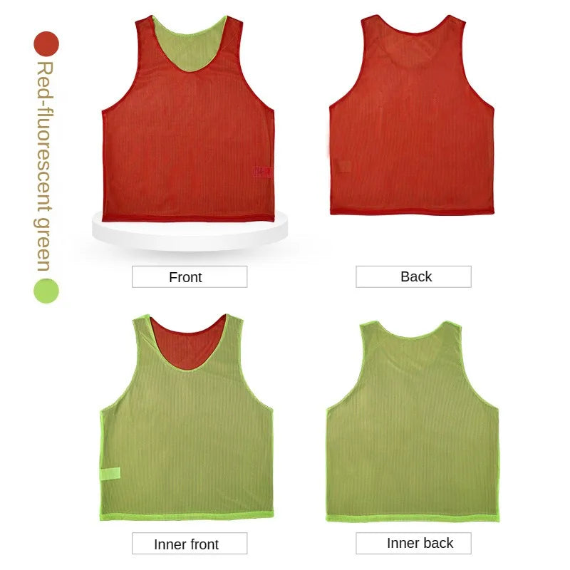 12Pcs Reversible Training Vests