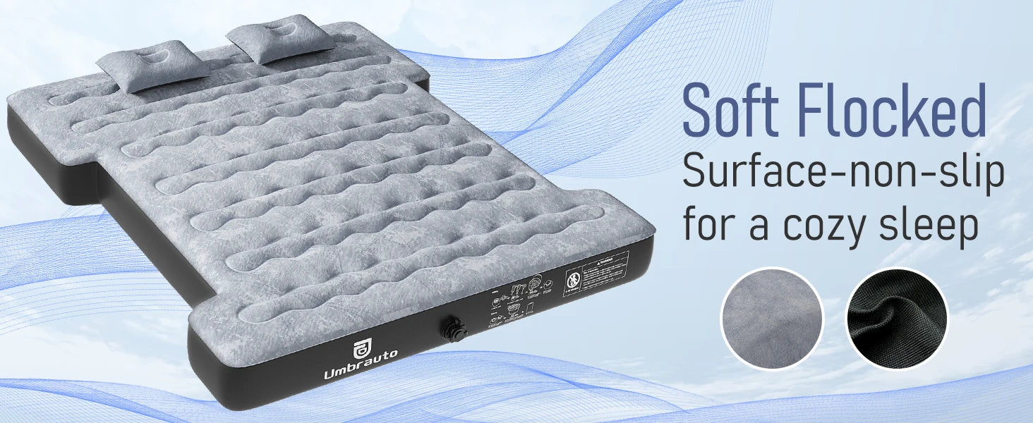 Air Mattress for 6-6.5ft Midsize Short Truck Beds